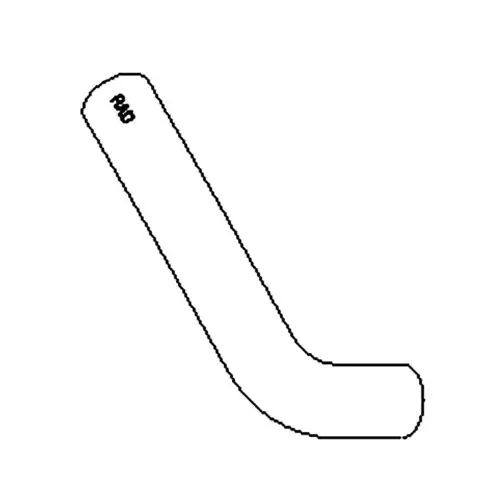 121-3321 – HOSE-RADIATOR UPPER – (TORO ORIGINAL OEM)