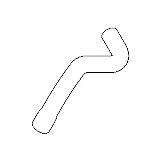 121-3322 – HOSE-RADIATOR LOWER – (TORO ORIGINAL OEM)