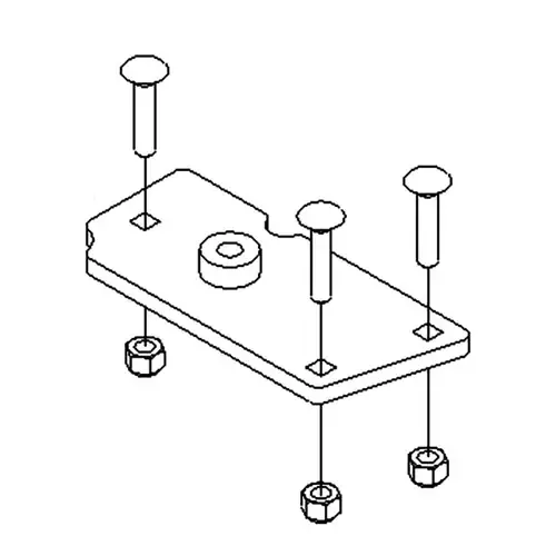 125-5072 – FRAME PLATE KIT – (TORO ORIGINAL OEM)