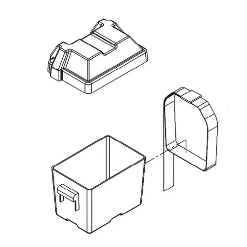 126-1424 – BATTERY BOX – (TORO ORIGINAL OEM)