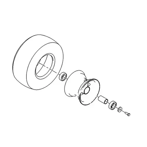 126-7221 – WHEEL AND TIRE ASM – (TORO ORIGINAL OEM)