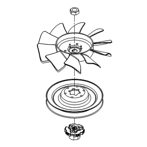 126-8904 – FAN AND PULLEY KIT – (TORO ORIGINAL OEM)