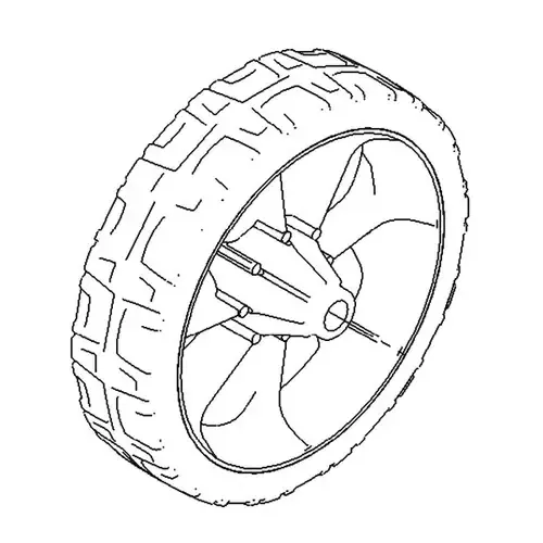 127-0683 – 7 INCH WHEEL ASM – (TORO ORIGINAL OEM)