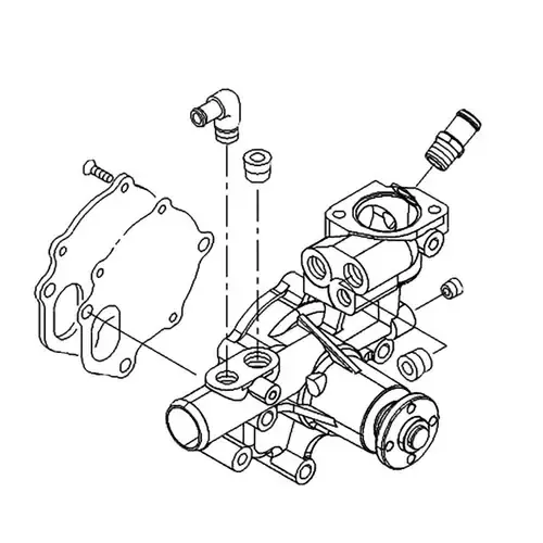 127-3071 – WATER PUMP ASM – (TORO ORIGINAL OEM)