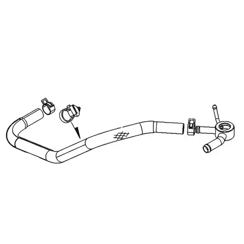 127-3817 – FUEL PIPE ASM – (TORO ORIGINAL OEM)