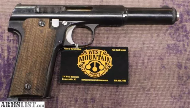 Astra 1921 Semi-Automatic 9mm/38 from West Mountain Pawn, LLC near West Mountain Pawn Kernersville, Winston Salem, NC