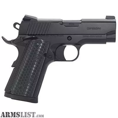 GIRSAN MC1911 SC UNTOUCHABLE SUB COMPACT 45ACP 3.4 BARREL 61 BLACK POLYMER GRIP from Smoky Mountain Guns & Ammo near Knoxville, Tennessee, USA
