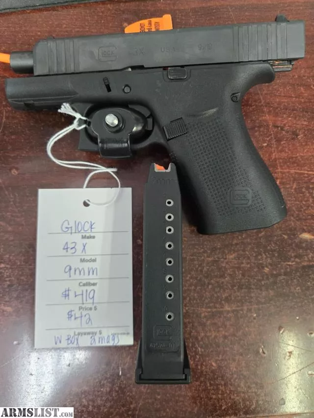 Glock 43x from Cash America near Forestdale, Birmingham, AL