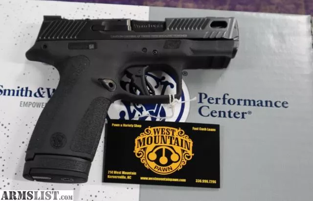 NEW Smith & Wesson Performance Center Shield X Carry Comp Semi-Automatic 9mm from West Mountain Pawn, LLC near West Mountain Pawn Kernersville, Winston Salem, NC
