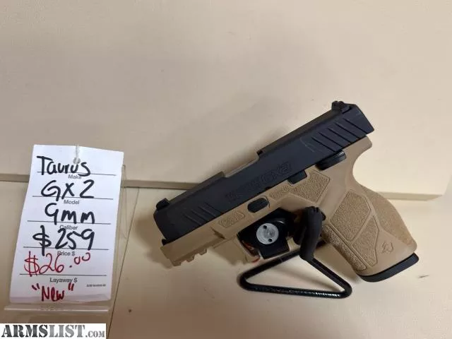 “New” Taurus GX2 9mmfrom Quik Pawn Shop near Birmingham, AL