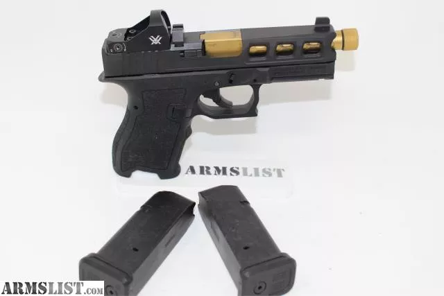 Preowned PSA Dagger Compact, Gold Threaded Barrel, Vortex Viper from Florida Pawn & Gun near Orlando, FL