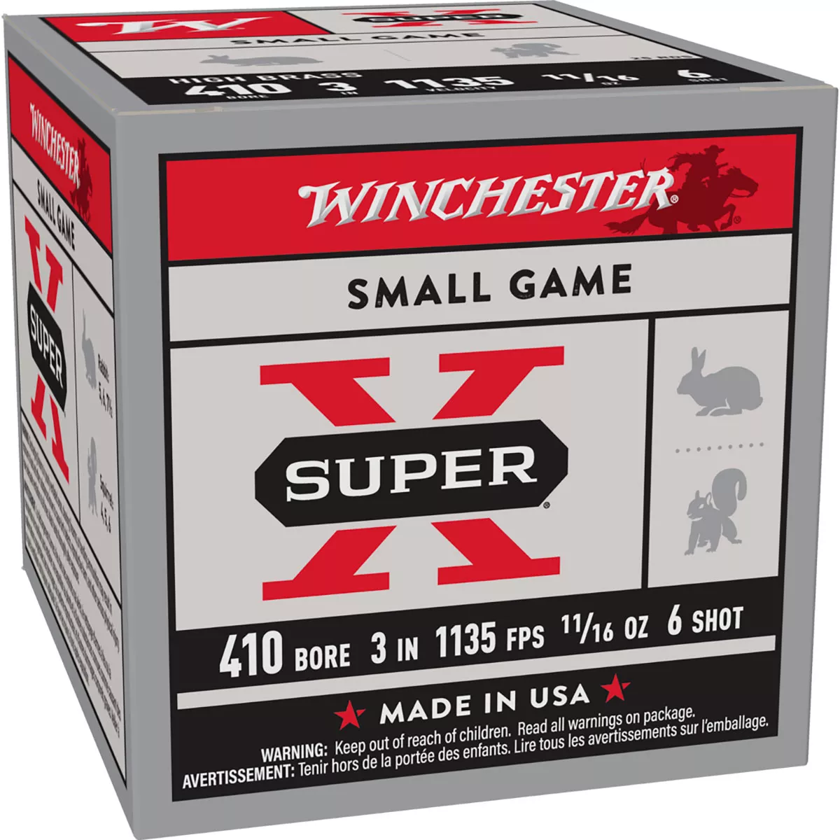 WINCHESTER SUPER-X 410 BORE 3″ SHOTGUN AMMO