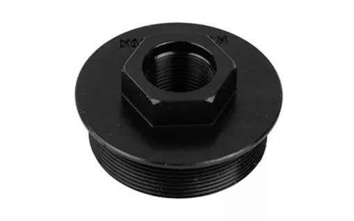 Yankee Hill Machine Co Universal Suppressor Mount, Coverts HUB Mount to Direct Thread, M13.5X1LH, Melonite QPQ Finish, Black YHM-2189-M