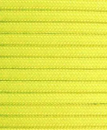 YELLOW NEON 550 PARACORD 100'