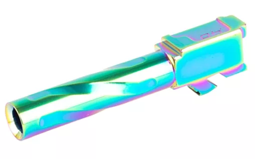 Zaffiri Precision Pistol Barrel, 40 S&W, 3.9", Spectrum (Rainbow PVD) Finish, Fits Glock 23 Gen 1-3 ZP.23BSP
