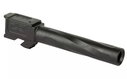 Zaffiri Precision Pistol Barrel, 9MM, 4.49", Nitride Finish, Black, Fits Glock 17 Gen 1-4 ZP.17BBN ZP17BBN
