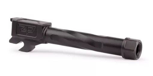 Zaffiri Precision Pistol Barrel, 9MM, 4.65", Threaded 1/2X28, Nitride Finish, Black, Fits Sig P320 Compact ZP.320BTBN
