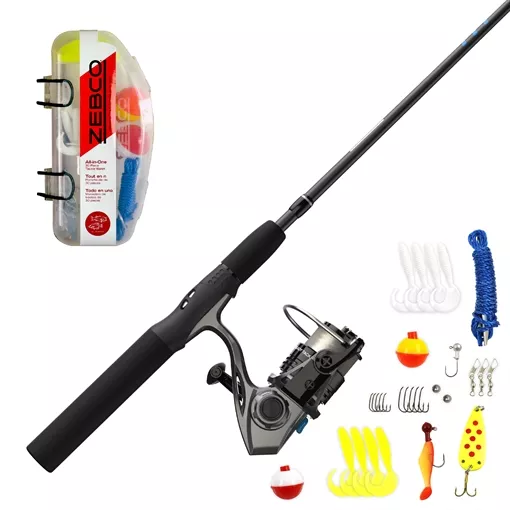 ZEBCO READY TO FISH SZ20 5'6"-2PC-ML SPIN COMBO 21-37634