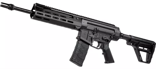 Zenith Firearms ZF-56, Semi-automatic Rifle, 556NATO, 16" Barrel, Threaded 1/2x28, Matte Finish, Black, Polymer, Free Float M-LOK Handguard, Collapsible Stock, Manual Safety, 30 Rounds, 3 Magazines ZF56000016
