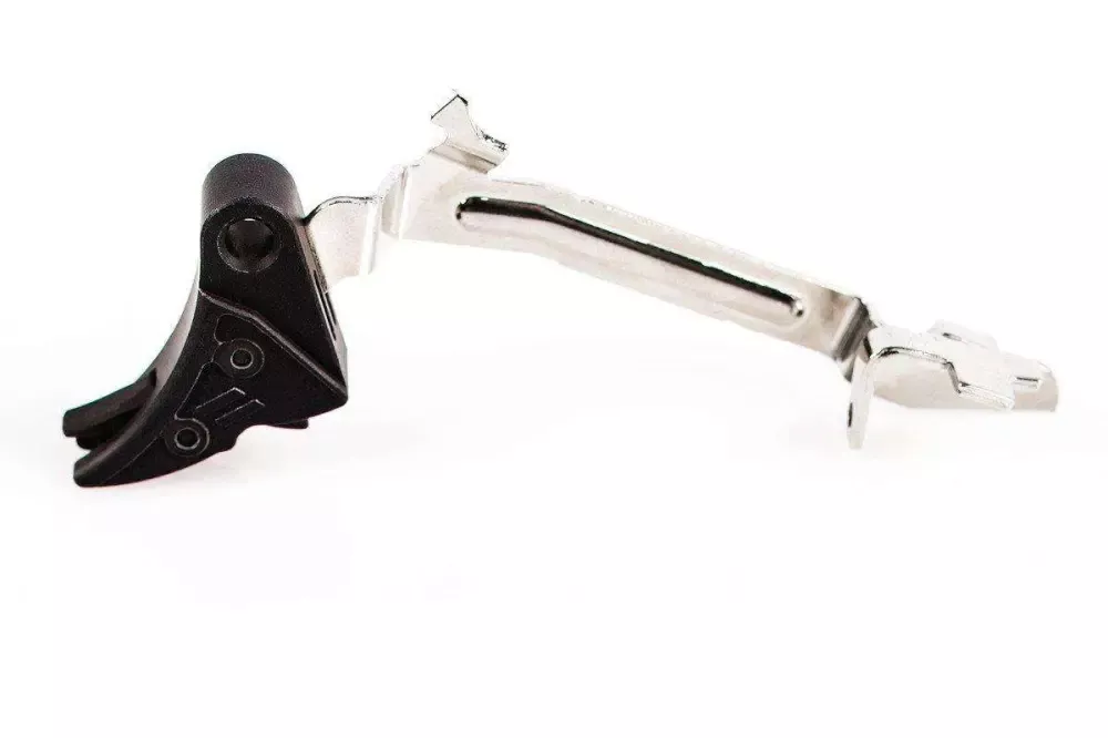 ZEV CFTPROBARSMBB Pro Trigger BAR Kit with Black Safety Compatible with Glock 17, 17L, 19, 23, 24, 26, 27, 34, 35 Gen 1-4 Curved