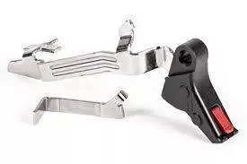 ZEV FFTPROBAR5GBR Pro Trigger BAR Kit with Red Safety Compatible with Glock 17, 19, 19x, 26, 34 Gen 5 Flat