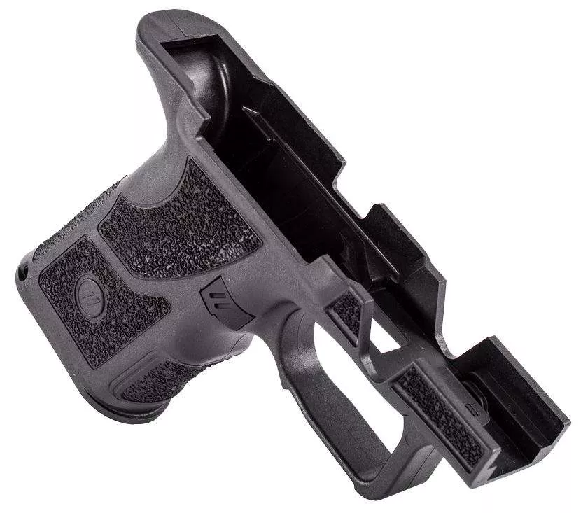 ZEV GRIPKITOZ9SHORT-B O.Z-9 Shorty Compatible with Glock 17/19 Black Polymer