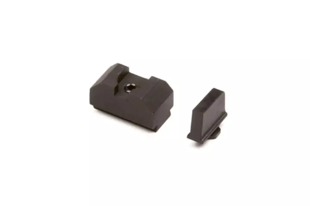 ZEVIron Sight.300 Front/Co-Witness Rear Set compatible with Glock 17/17L/19/19C/21-26/27/29/29S/30 Black Steel