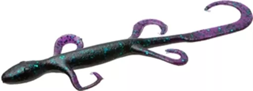 ZOOM BAIT 6" LIZARD 9BG-PMPKNSD/CHT TAIL 002-15
